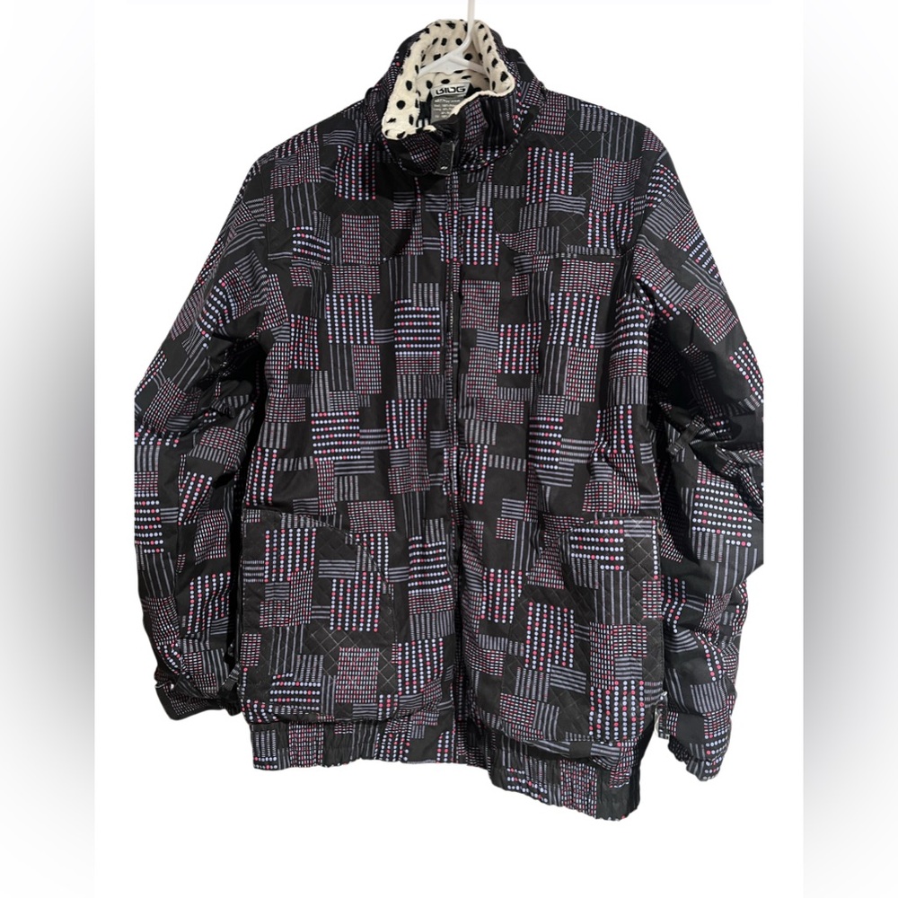 Ride Snowboards Hydrapcl Outershell Pink Black Hooded Jacket Girls Size XL